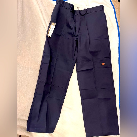 NWT 2 pack Dickies double knee work pants lose fit size 38X32 - Picture 2 of 5